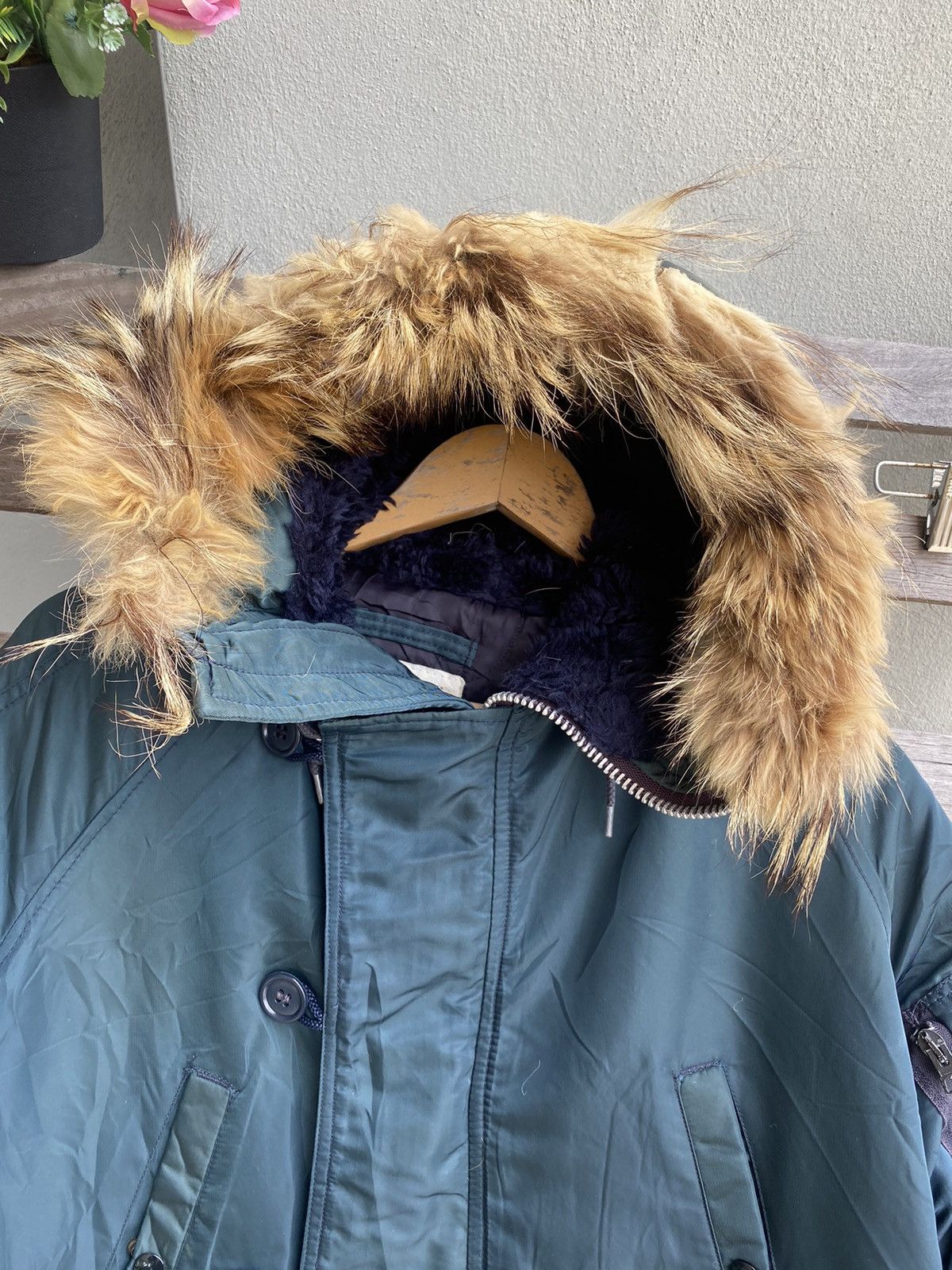 Alpha Industries Vintage N-2B Parka Extreme Cold Weather Fur Ruff Jacket Size US L / EU 52-54 / 3 - 4 Thumbnail