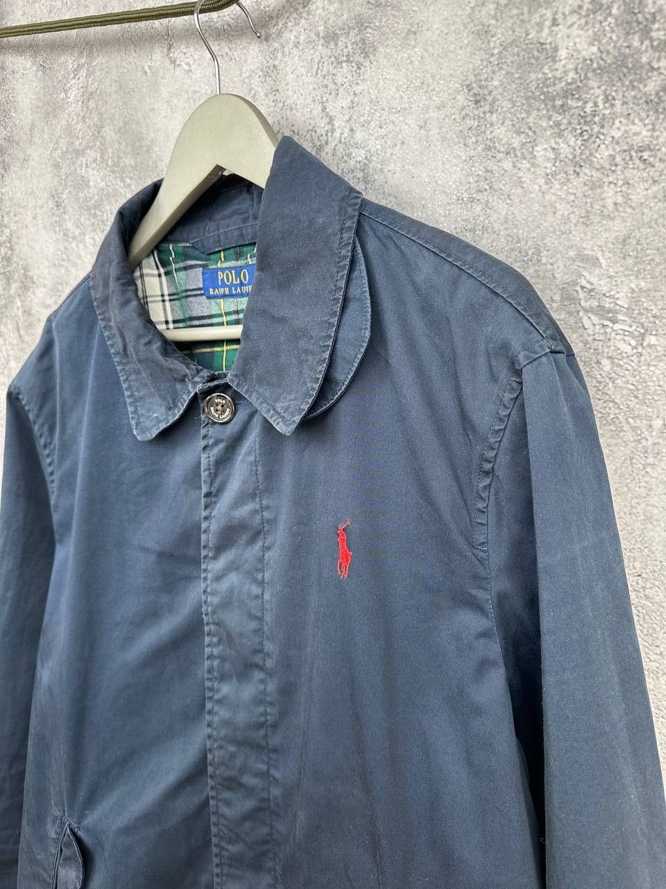 Polo Ralph Lauren Polo Ralph Lauren English Plaid Lined Trench Coat Navy Size US L / EU 52-54 / 3 - 6 Thumbnail