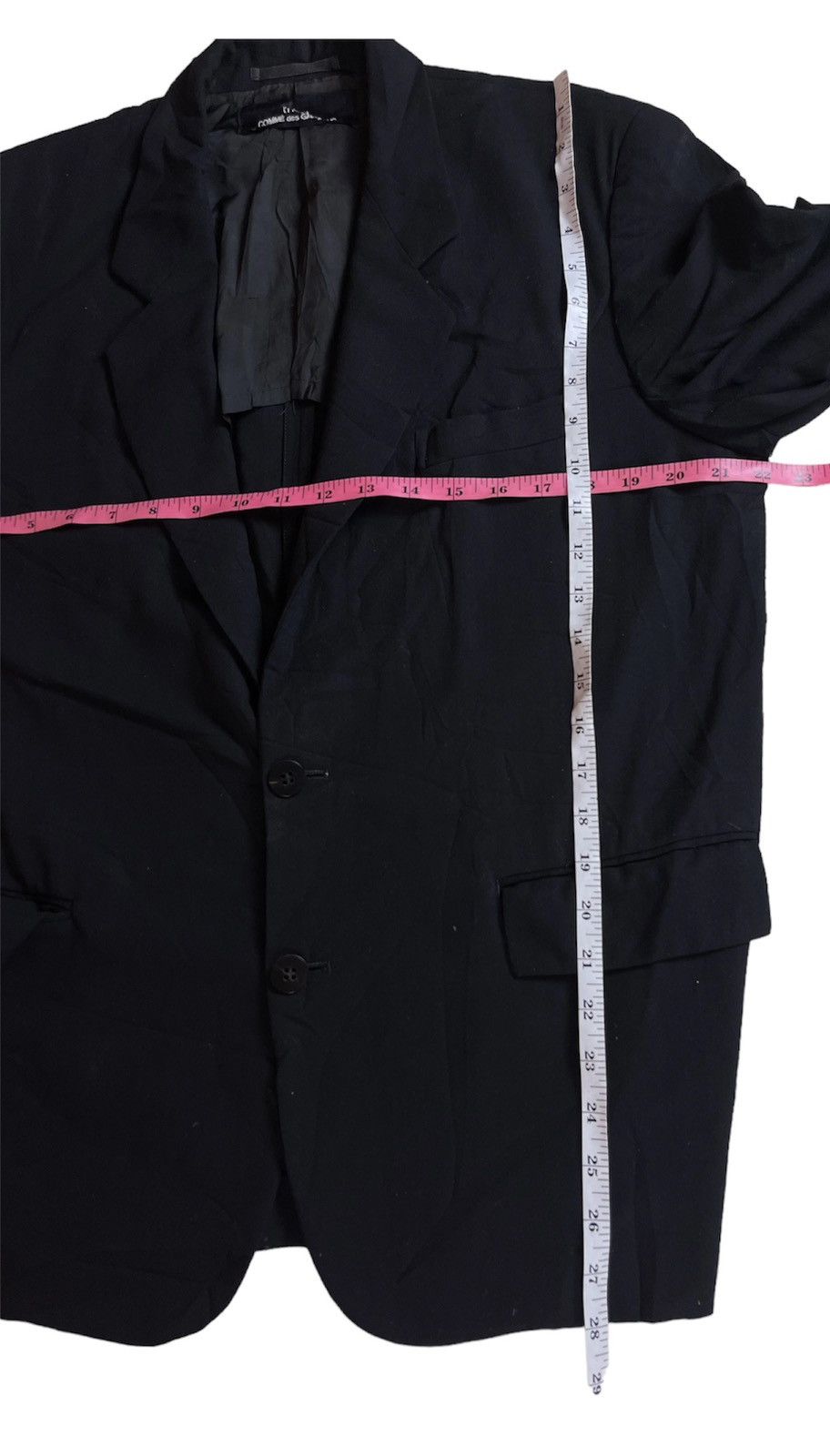 Comme des Garcons × Comme des Garcons Homme Plus Comme Des Garcons Man Wool Blazer coat Nice design Size US L / EU 52-54 / 3 - 3 Thumbnail