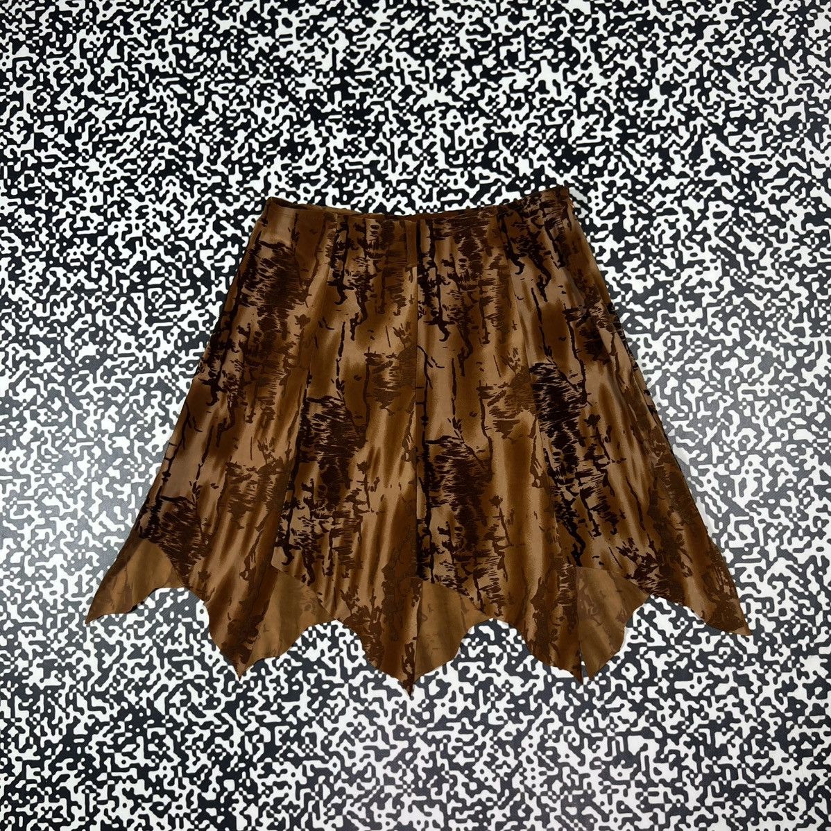 Japanese Brand Vintage Y2K Japanese Flared Mini Skirt Retro 90s Style Size 27" / US 4 / IT 40 - 4 Thumbnail