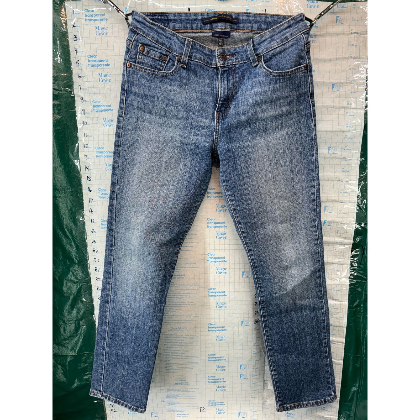 Levi's Levi's Original Jean Size 8S/C Medium Wash Skinny Denim Size 30" / US 8 / IT 44 - 3 Thumbnail