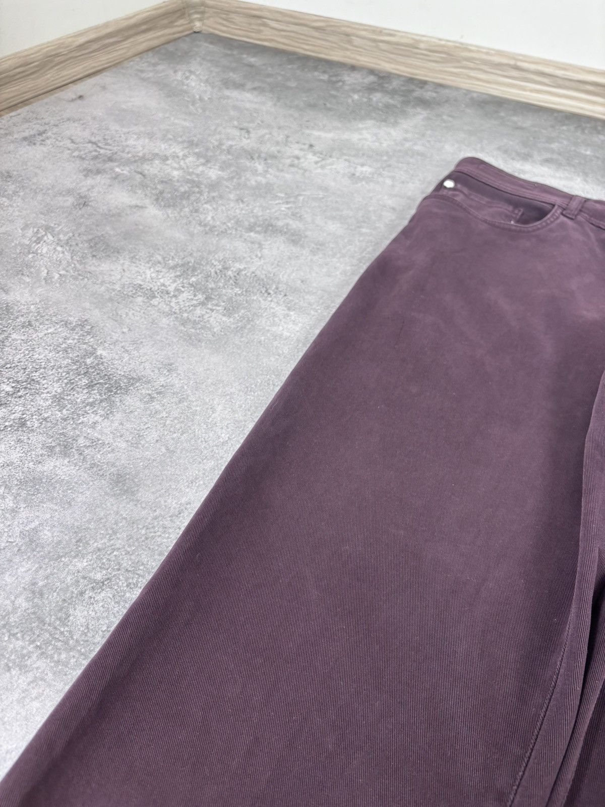 E. Marinella E. Marinella Men’s NWT Burgundy Slim Straight Pants Jeans Size US 30 / EU 46 - 5 Thumbnail