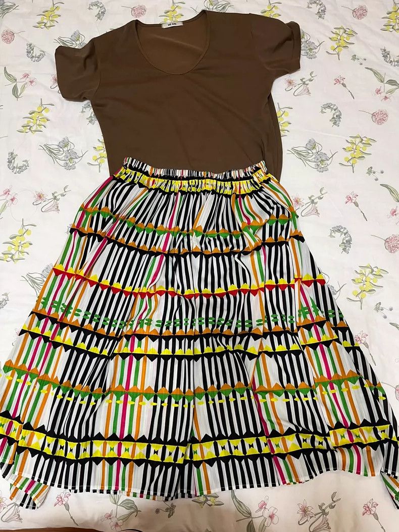 Issey Miyake issey miyake Rainbow skirt Size 33" - 1 Thumbnail