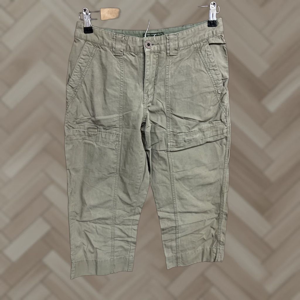 Eddie Bauer Eddie Bauer Womens Capri Pants Green 2P Petites Pants Size 26" / US 2 / IT 38 - 1 Thumbnail