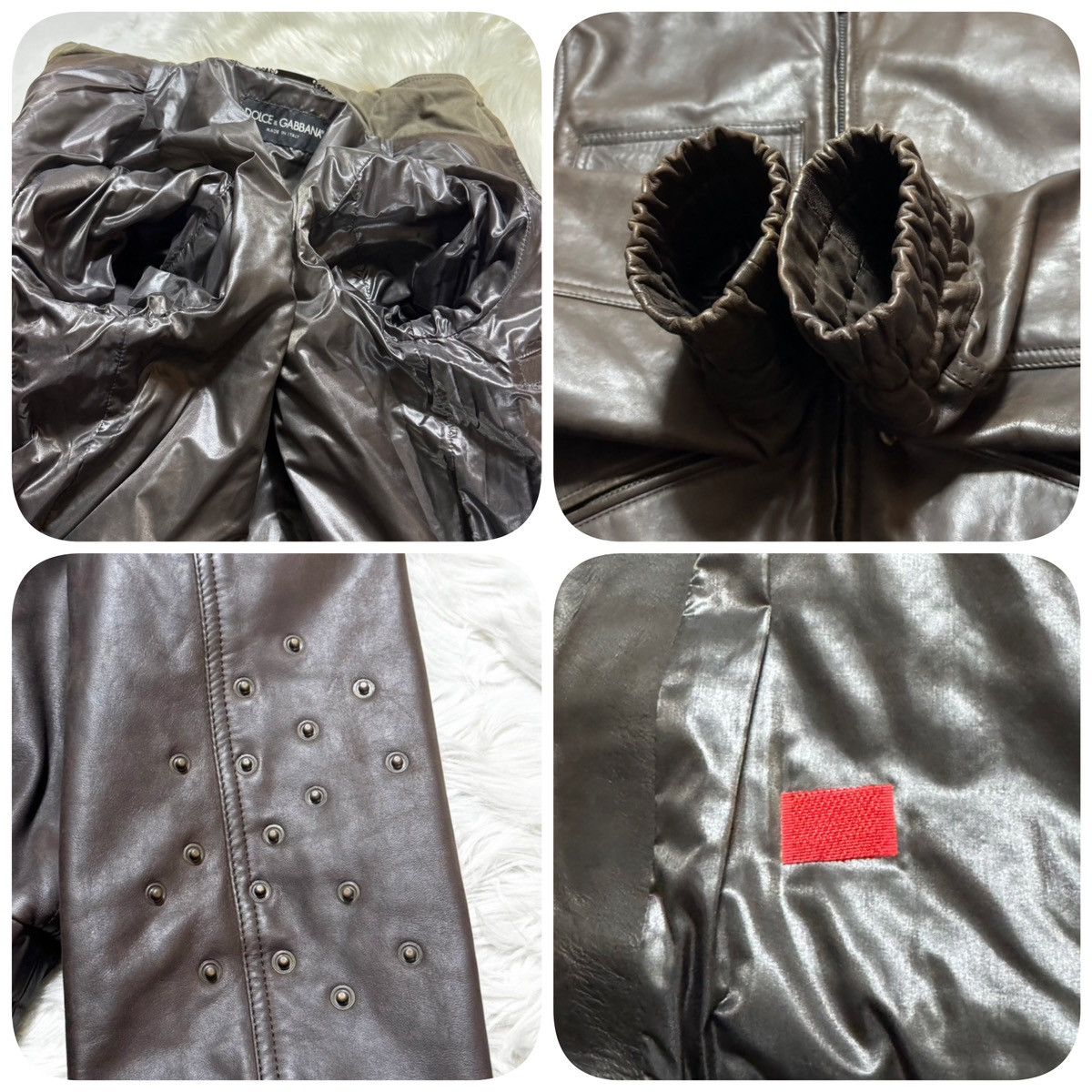 Dolce & Gabbana Genuine with tags Dolce & Gabbana Military Leather Jacket Size US S / EU 44-46 / 1 - 4 Thumbnail