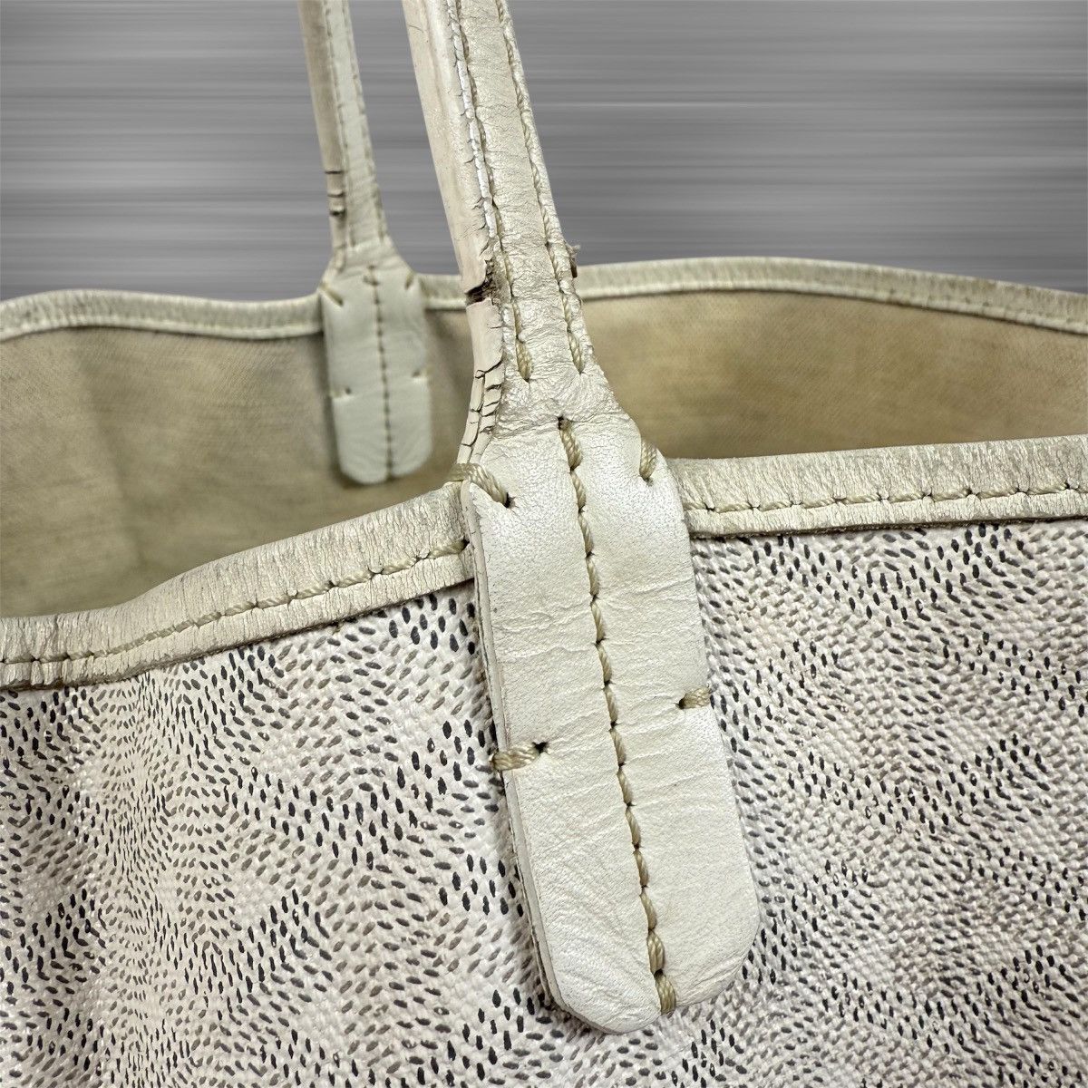 Goyard Goyard St. Louis PM Tote Bag Coated Canvas Leather White Size ONE SIZE - 5 Thumbnail