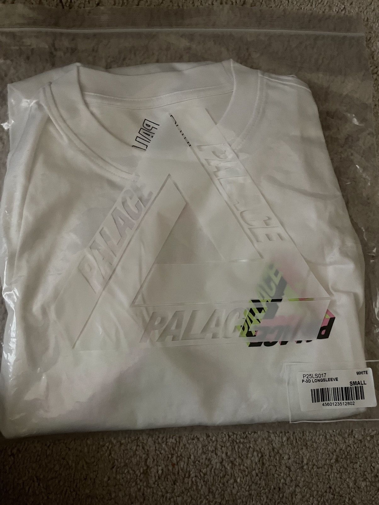 Palace Palace P-3D Longsleeve (White) Size US S / EU 44-46 / 1 - 3 Thumbnail