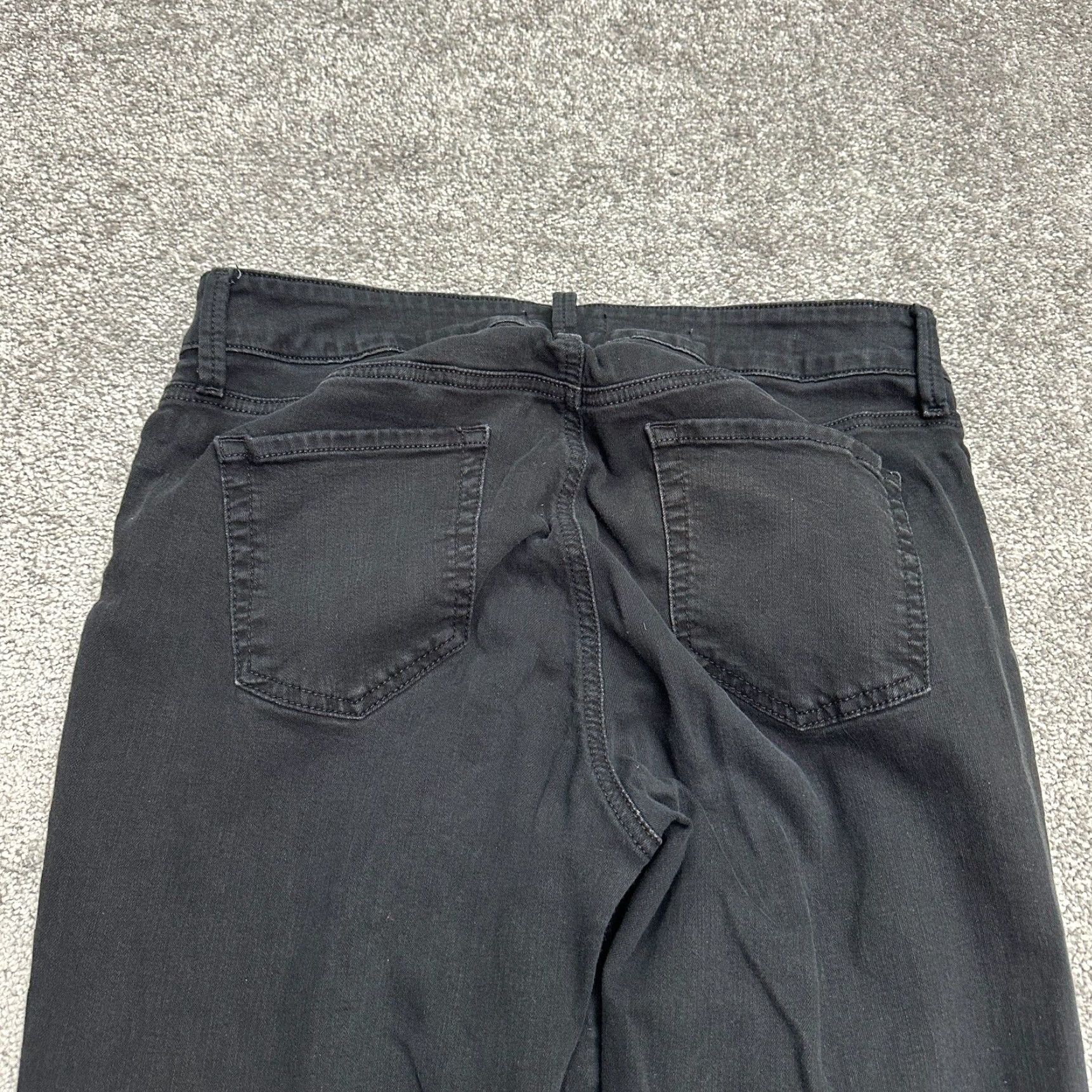 NYDJ NYDJ Jeans Womens Ankle Crop Denim Black Dark Wash High Rise Stretch 30x27 Size 30" / US 8 / IT 44 - 4 Thumbnail