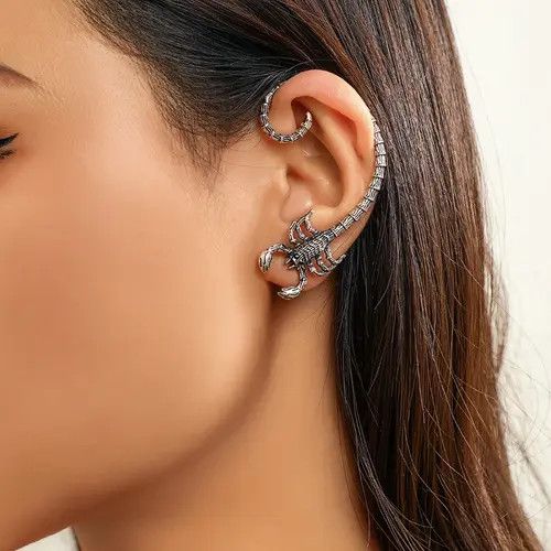 Japanese Brand × Jewelry Retro Punk Dark Avant Garde Animal Venom Scorpion Ear Size ONE SIZE - 2 Thumbnail