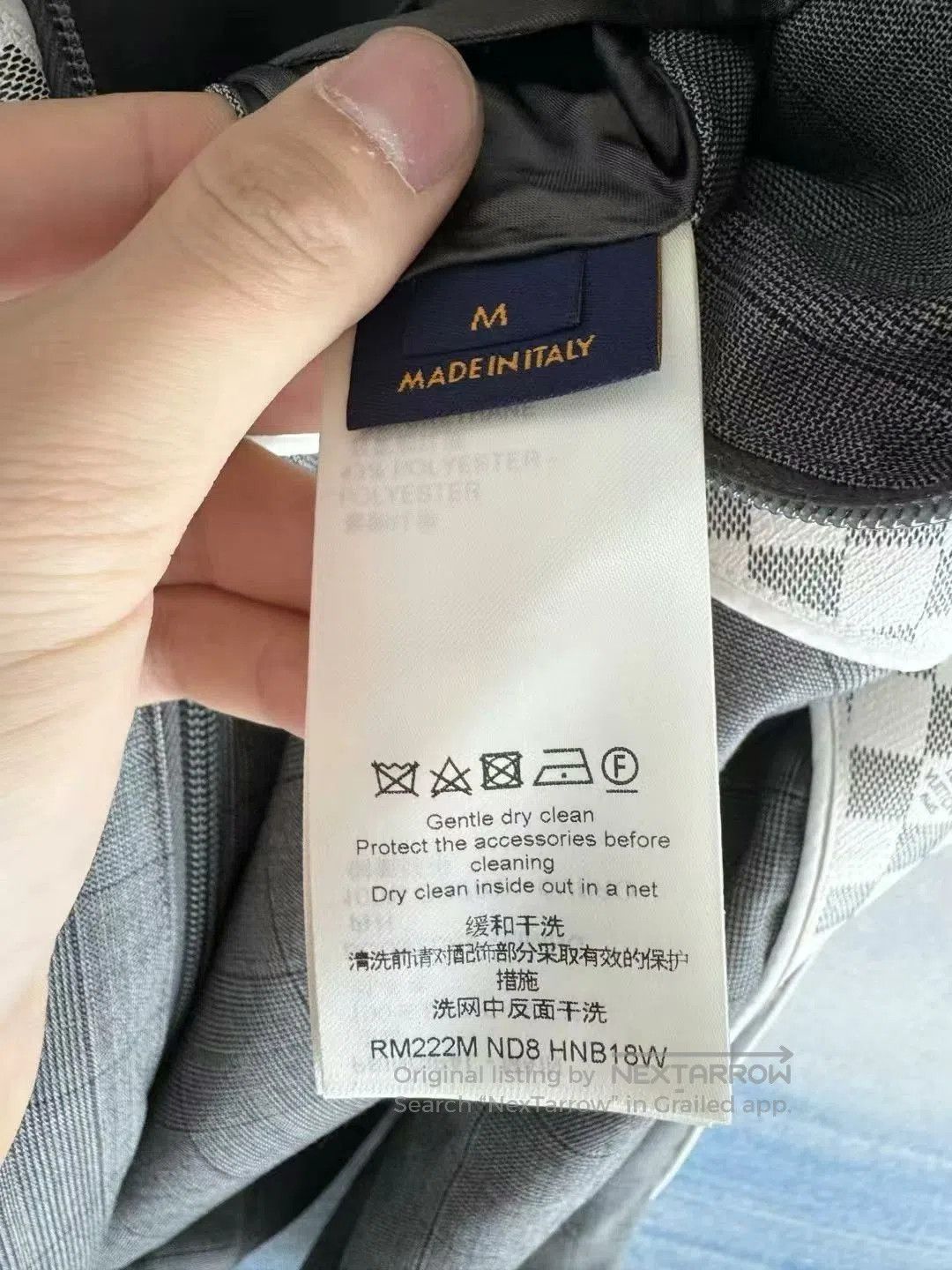 Louis Vuitton louis vuitton gray white checker zip jacket. Size US M / EU 48-50 / 2 - 4 Thumbnail