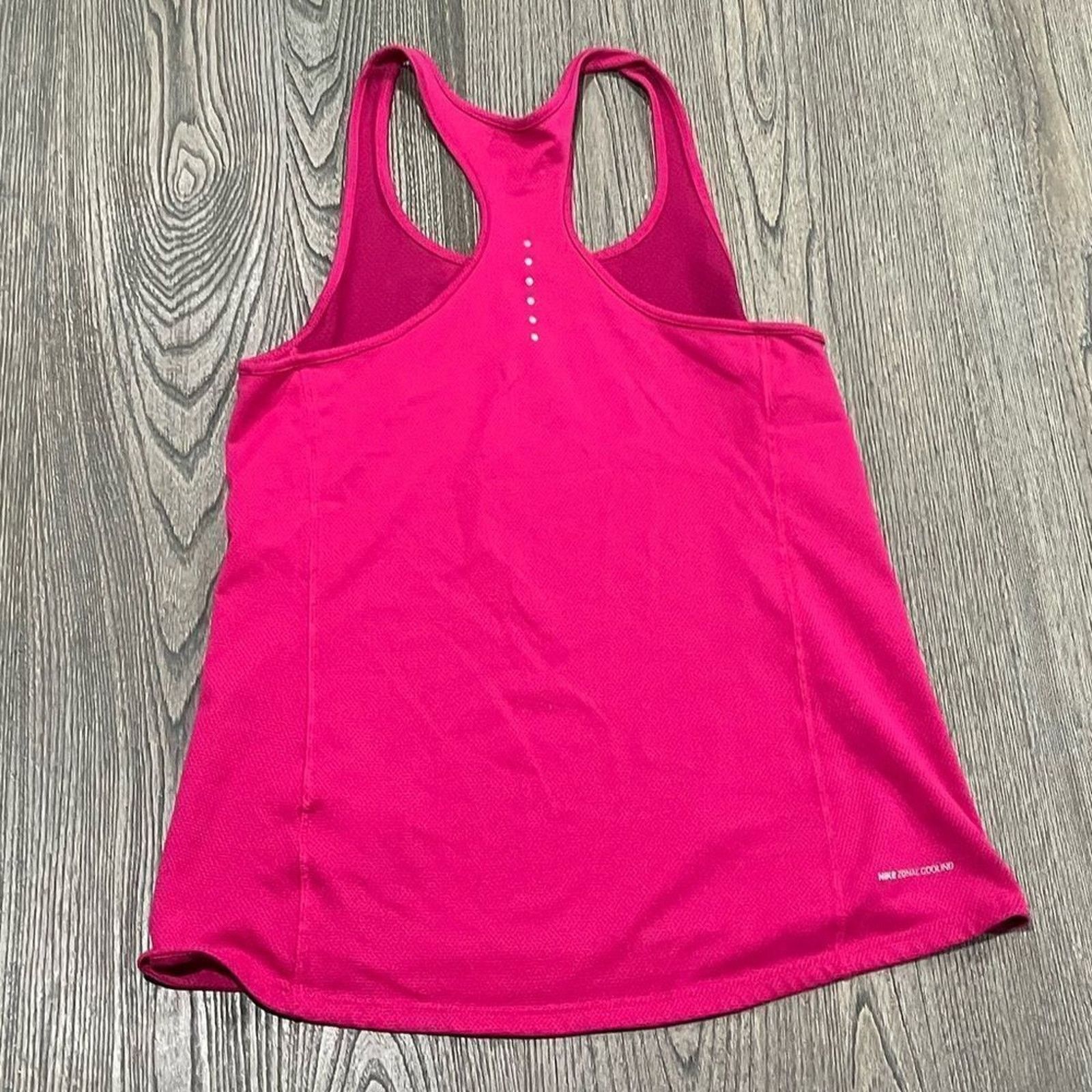 Nike Nike Zonal Cooling Fuchsia Athletic Racerback Tank Top Sz S Size S / US 4 / IT 40 - 5 Thumbnail