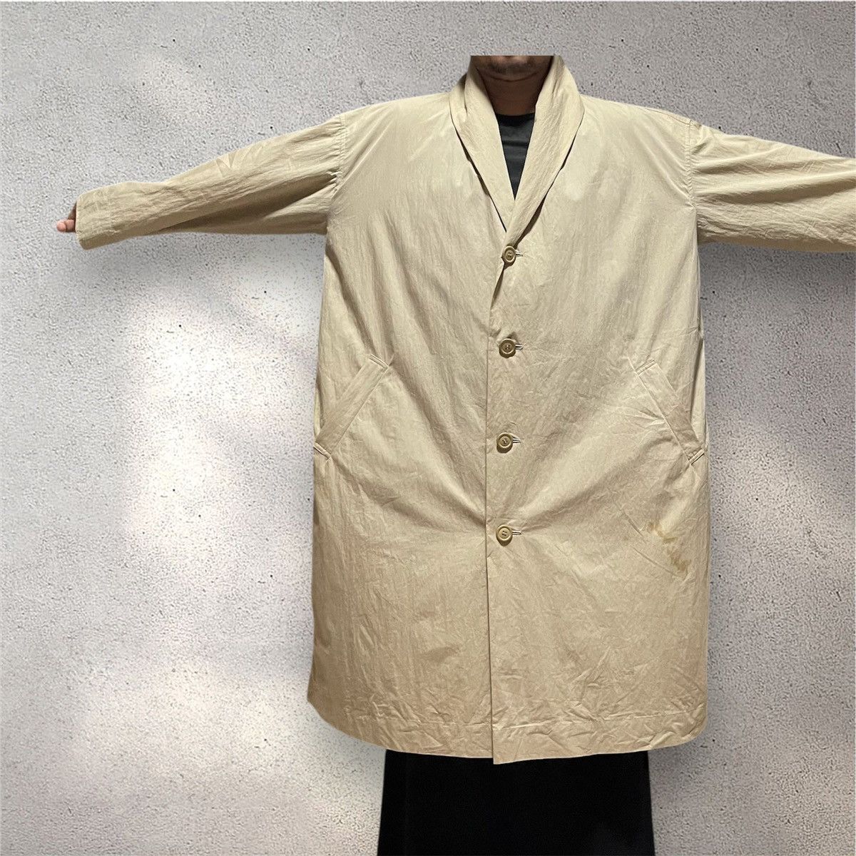 Issey Miyake Vintage 80’s WINDCOAT by ISSEY MIYAKE Size US XL / EU 56 / 4 - 1 Thumbnail