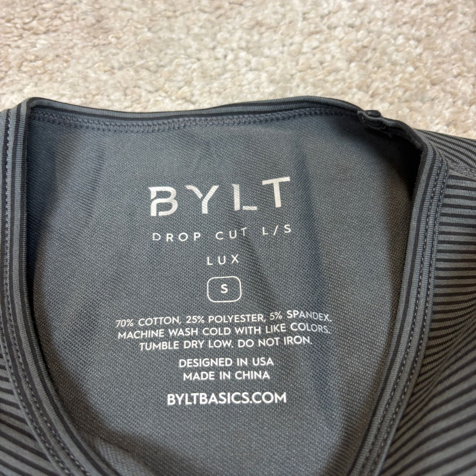 Other Bylt Drop Cut Lux Long Sleeve Striped Shirt Men's Small Size US S / EU 44-46 / 1 - 4 Thumbnail