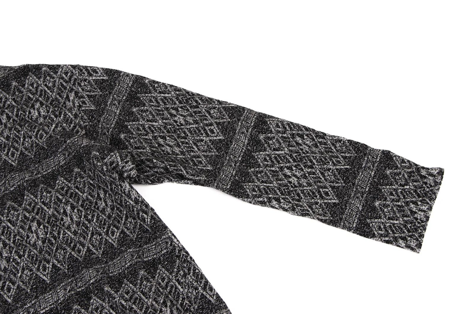 Yohji Yamamoto Yohji Yamamoto Asymmetrical Hem Knit in Black Gray Size US M / EU 48-50 / 2 - 4 Thumbnail