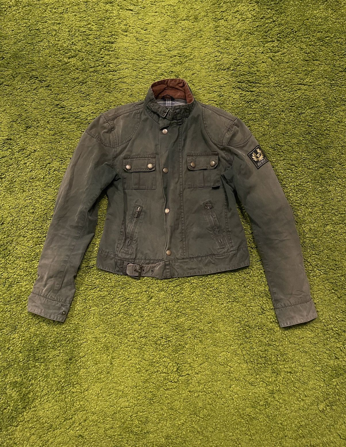 Belstaff × Vintage Belstaff 1990s vintage waxed biker jacket Size M / US 6-8 / IT 42-44 - 13 Thumbnail