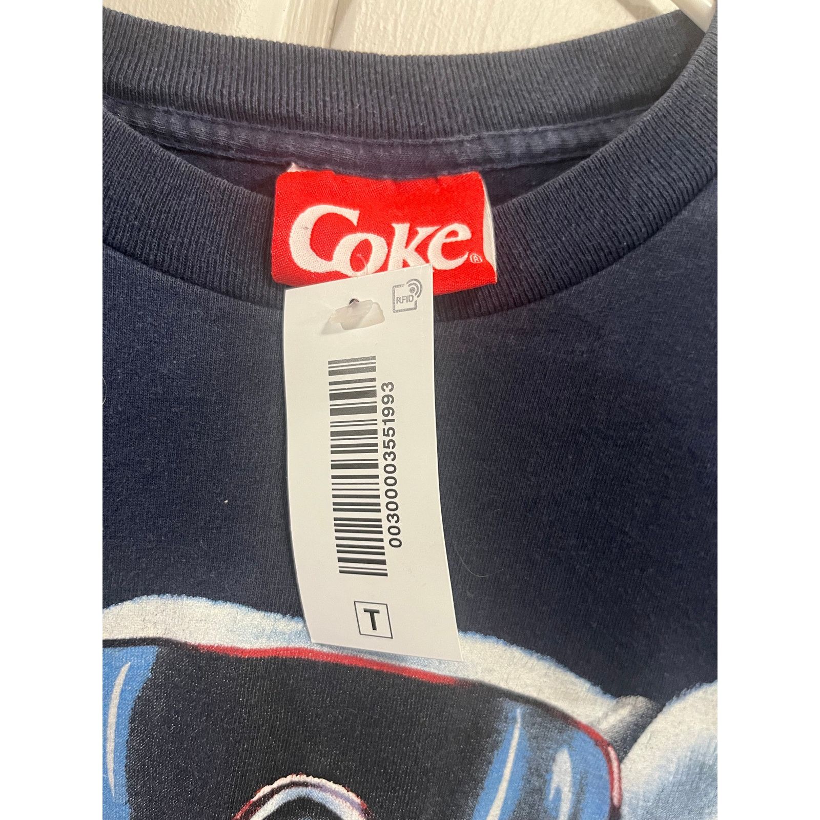 Fruit Of The Loom vintage coca cola t shirt Size US L / EU 52-54 / 3 - 4 Thumbnail