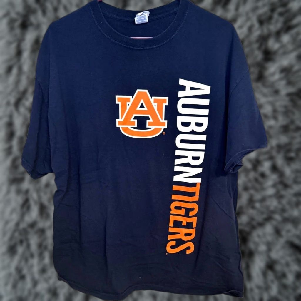 Vintage Auburn Tigers War Eagle Graphic Tee Men’s XL Crew Neck Blue Cotton Blend Shirt Size US XL / EU 56 / 4 - 1 Thumbnail