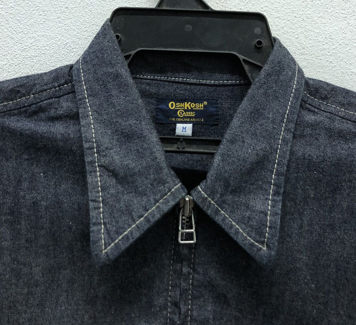 Oshkosh OshKosh Classic Zip Denim Jacket Workwear Type II Style Size US M / EU 48-50 / 2 - 3 Thumbnail