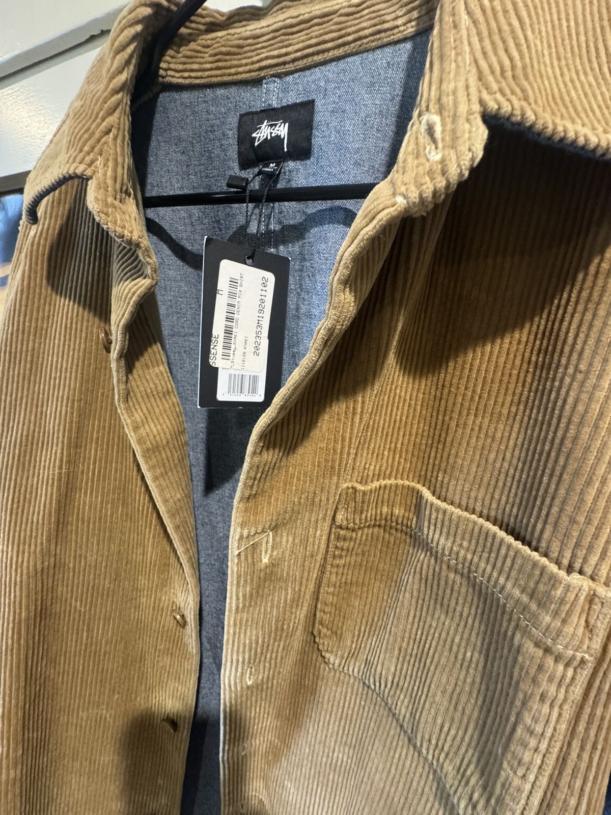 Stussy Stussy Khaki Cord Denim Shirt Size US M / EU 48-50 / 2 - 3 Thumbnail