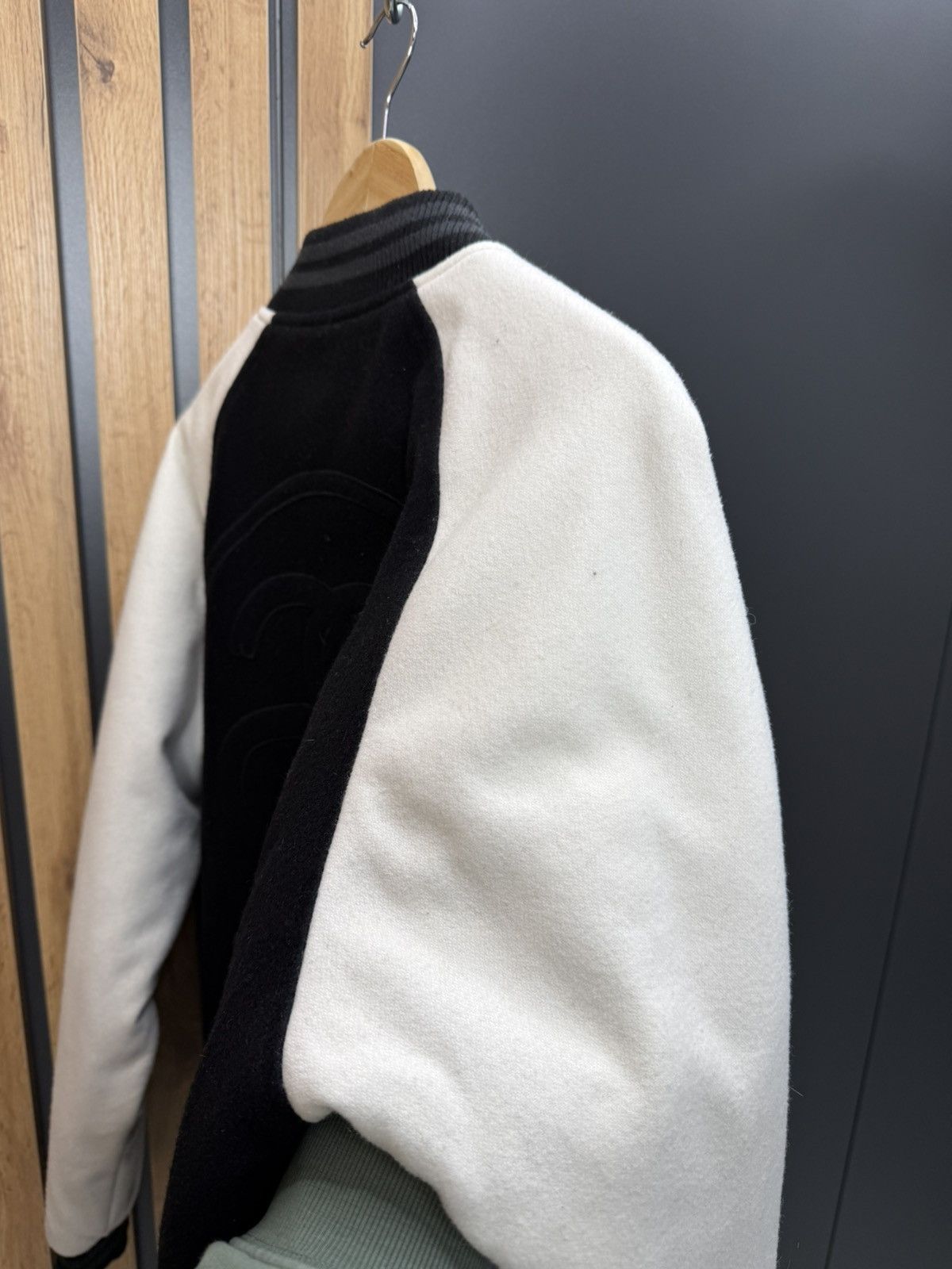 Stussy Stussy Varsity Wool Jacket Big Logo Black Size M Size US M / EU 48-50 / 2 - 20 Thumbnail
