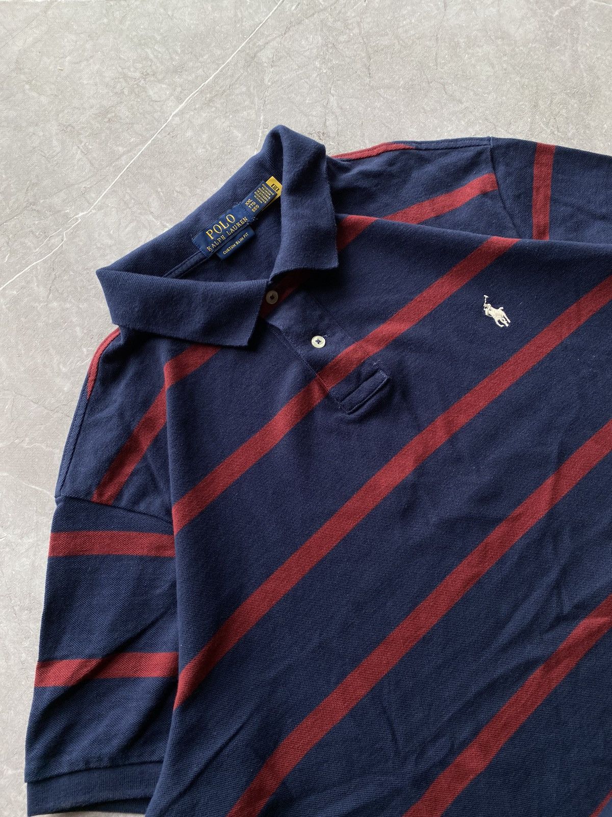 Polo Ralph Lauren Vintage Y2K Polo Ralph Lauren Polo T-Shirt Retro Hype Size US XXL / EU 58 / 5 - 3 Thumbnail