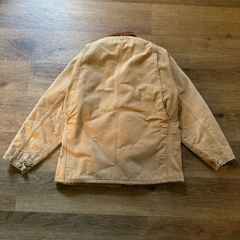 Carhartt Tan Worn Carhartt Detroit w/ Button Front Size US L / EU 52-54 / 3 - 6 Thumbnail