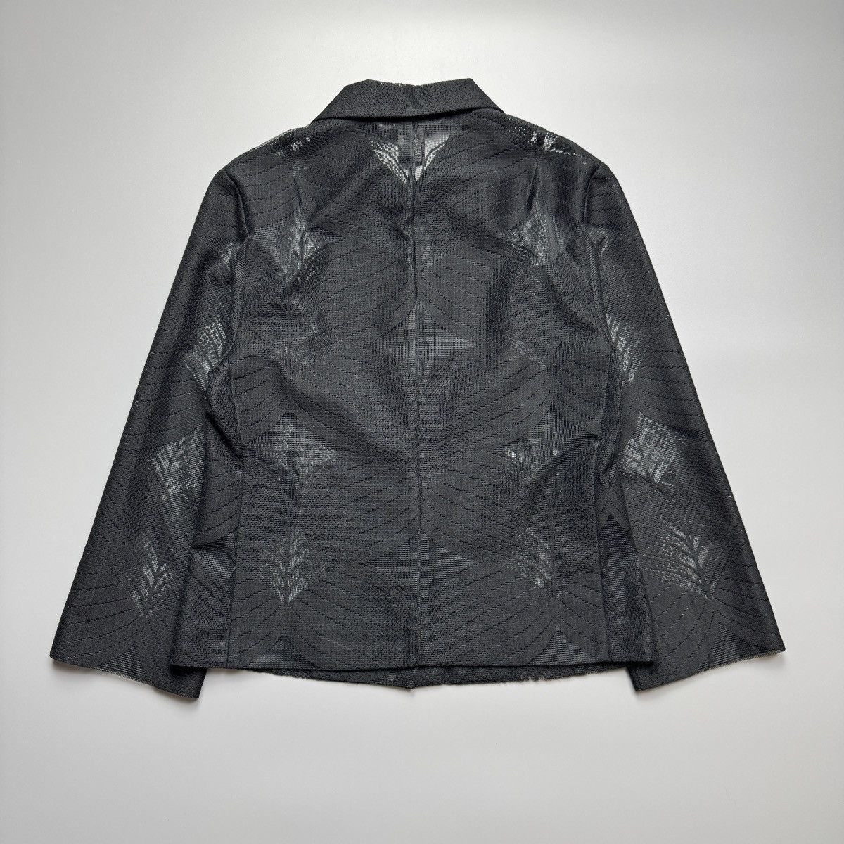 Vivienne Tam Vivienne Tam - Black See Through Leaf Design - Longsleeve Size XS / US 0-2 / IT 36-38 - 5 Thumbnail