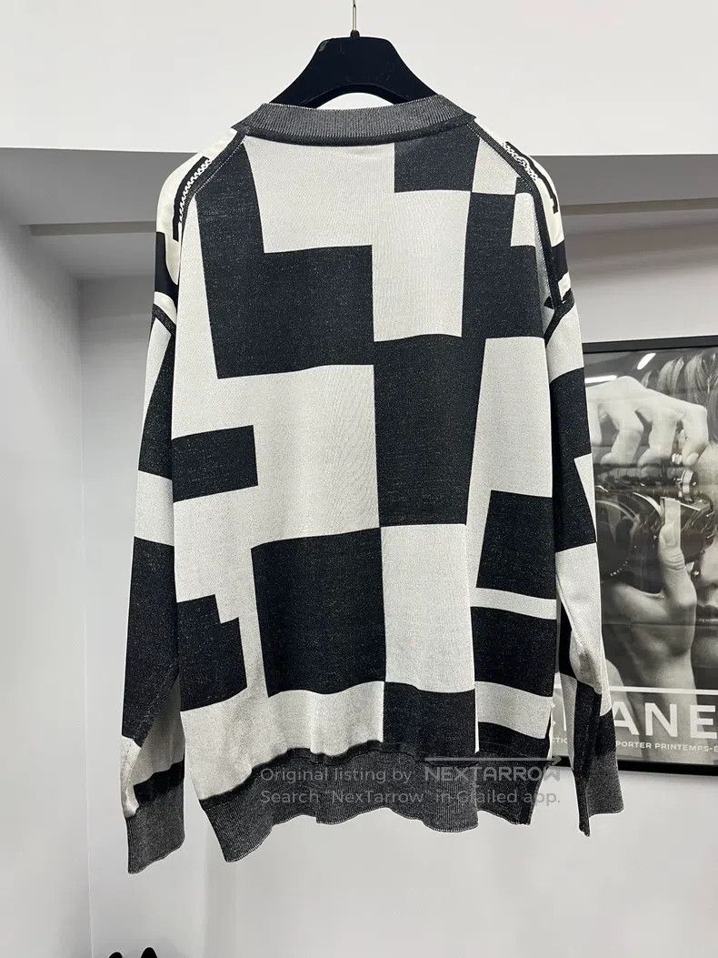 Hermes Hermes Silk and Printed Knit Top Size XXS / US 00 / IT 34 - 3 Thumbnail