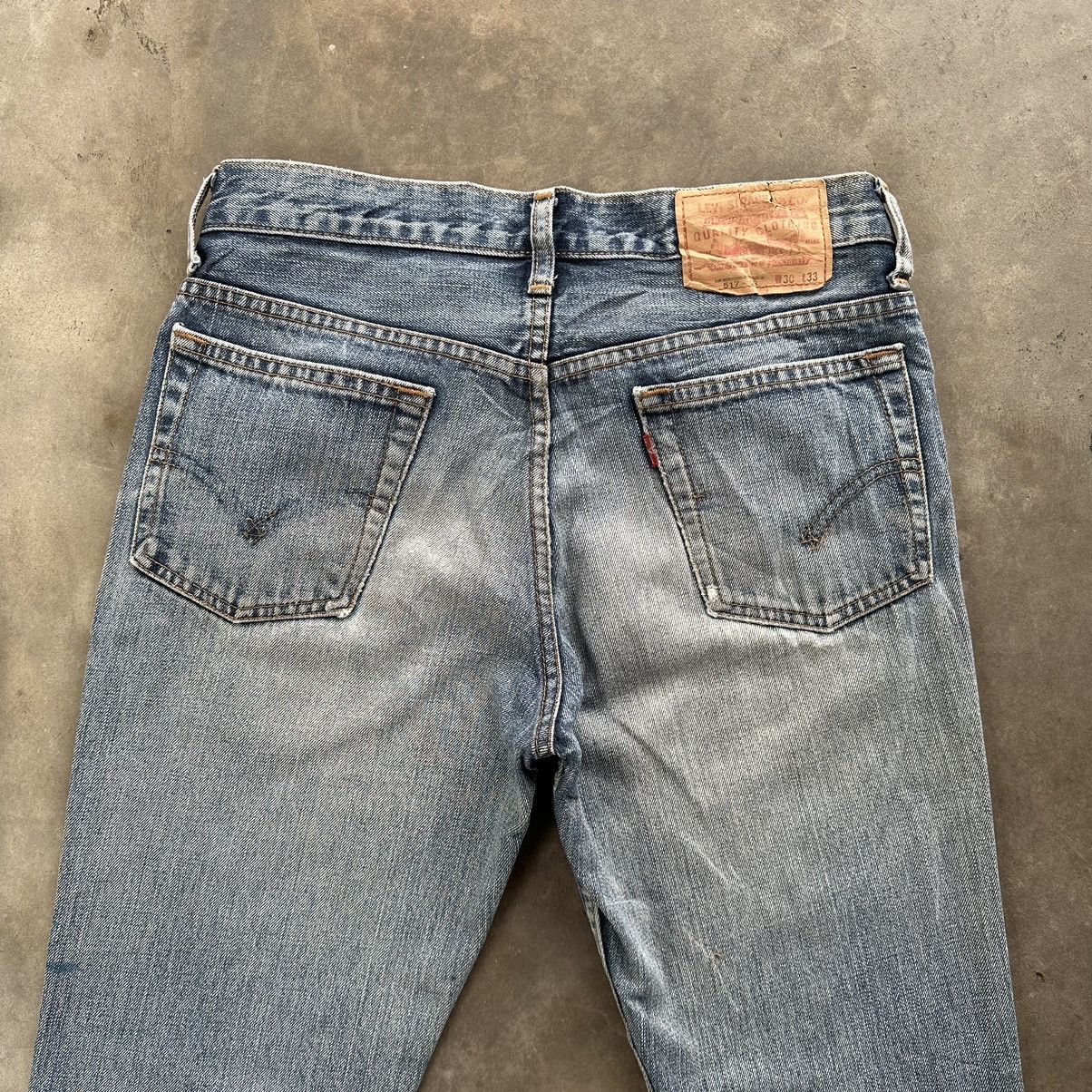 Levi's Vintage Levi’s 517 FLARE Distressed Faded Denim Jean Pant Size US 30 / EU 46 - 11 Thumbnail