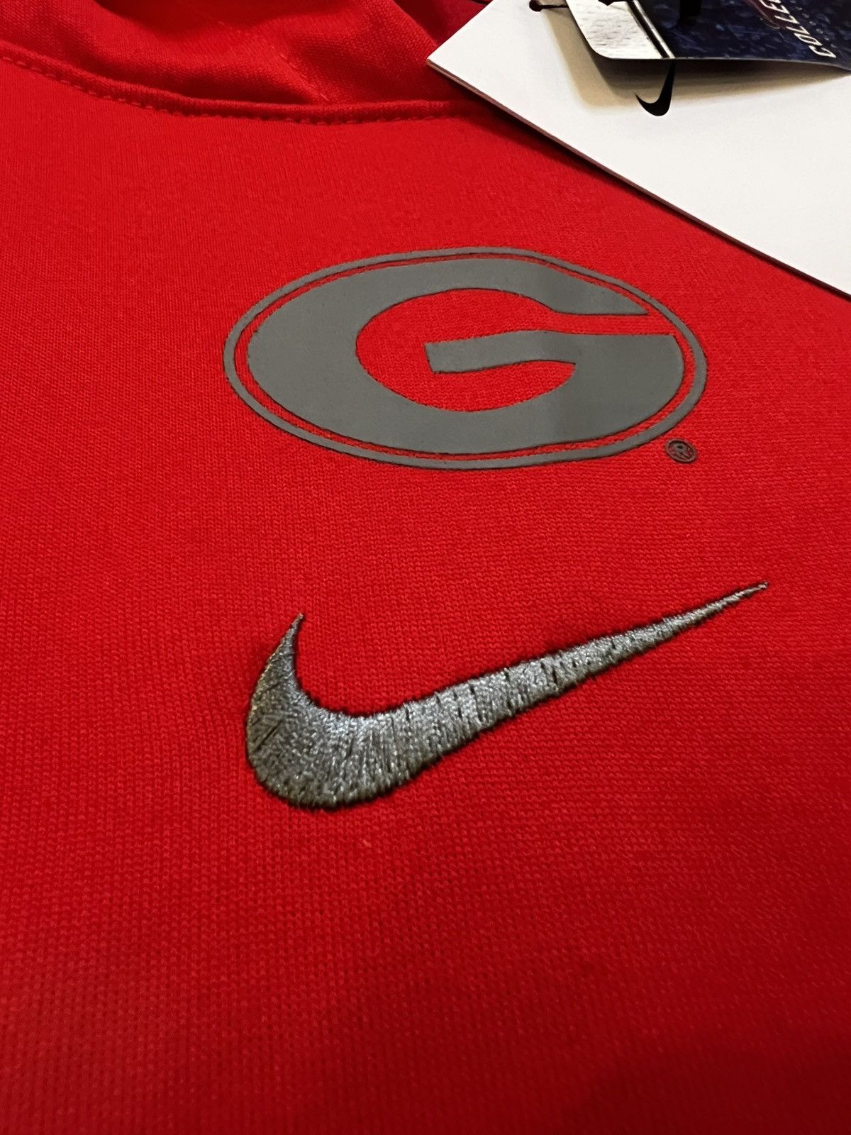 Nike New with Tags NIKE/Georgia Bulldogs Center Check Hoodie Size US XL / EU 56 / 4 - 3 Thumbnail