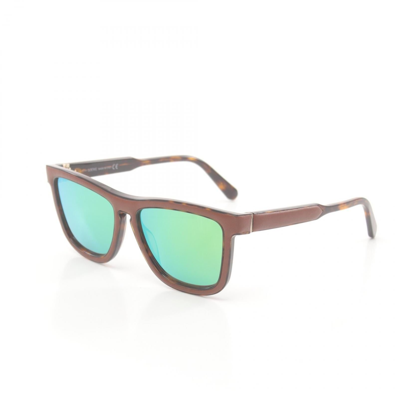 Loewe Loewe Sunglasses Leather Brown Size ONE SIZE - 1 Thumbnail