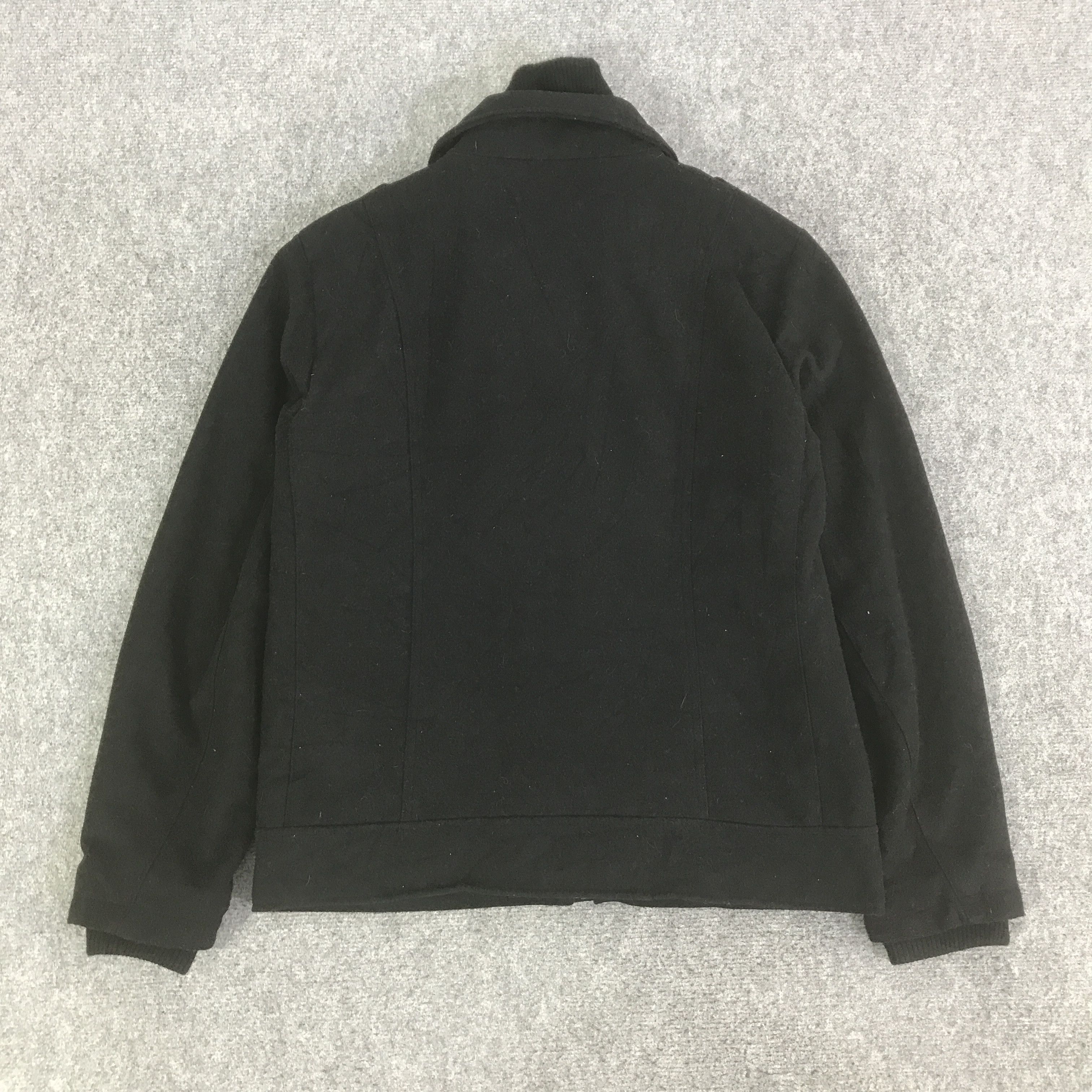Japanese Brand MACHOPE DOUBLE ZIPPER WOOL JACKET K128B3 Size US L / EU 52-54 / 3 - 3 Thumbnail