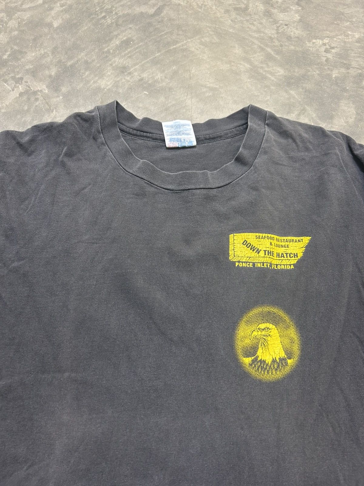 Hanes × Vintage Down the hatch 1995 bike week tee Size US L / EU 52-54 / 3 - 3 Thumbnail