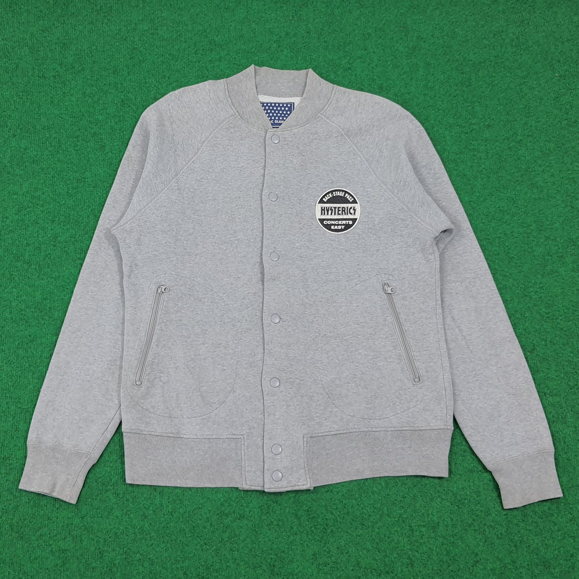 Hysteric Glamour × Japanese Brand × Vintage Vintage Hysteric Glamour Japan Brand Button Up Sweatshirt Size US M / EU 48-50 / 2 - 3 Thumbnail