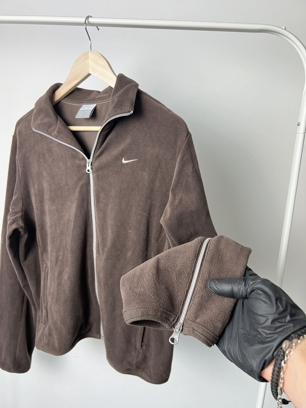 Nike Nike Vintage Fleece Brown 🤎 Mini Logo Size XL / US 12-14 / IT 48-50 - 16 Thumbnail