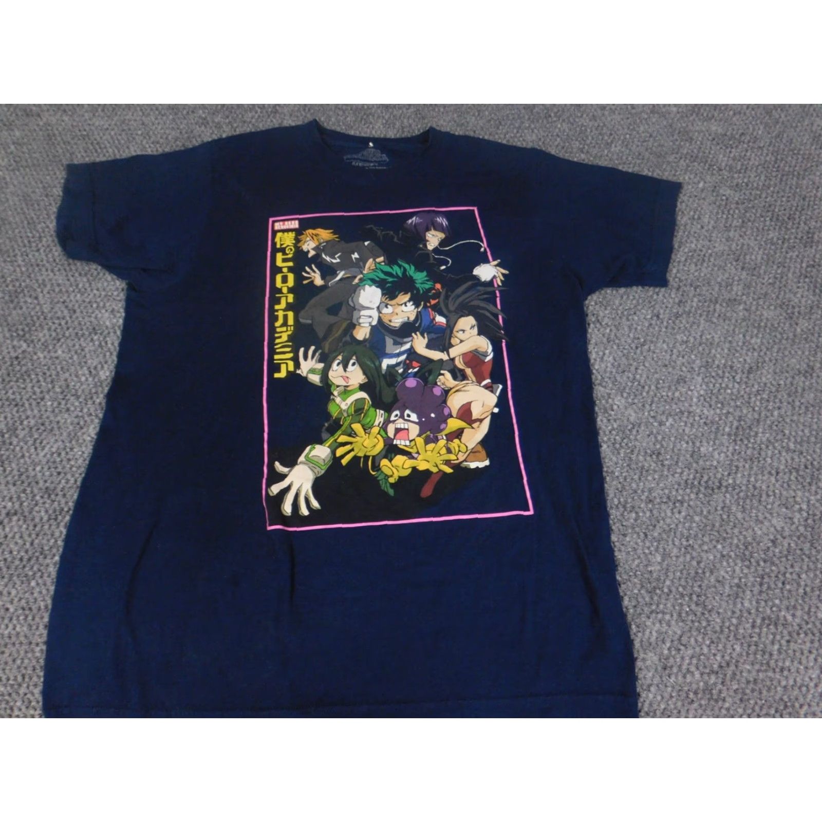 Vintage My hero academia Shirt Mens Medium Blue T-Shirt Crew Neck Cotton Blend Polyester Logo Short Sleeve Size US M / EU 48-50 / 2 - 3 Thumbnail