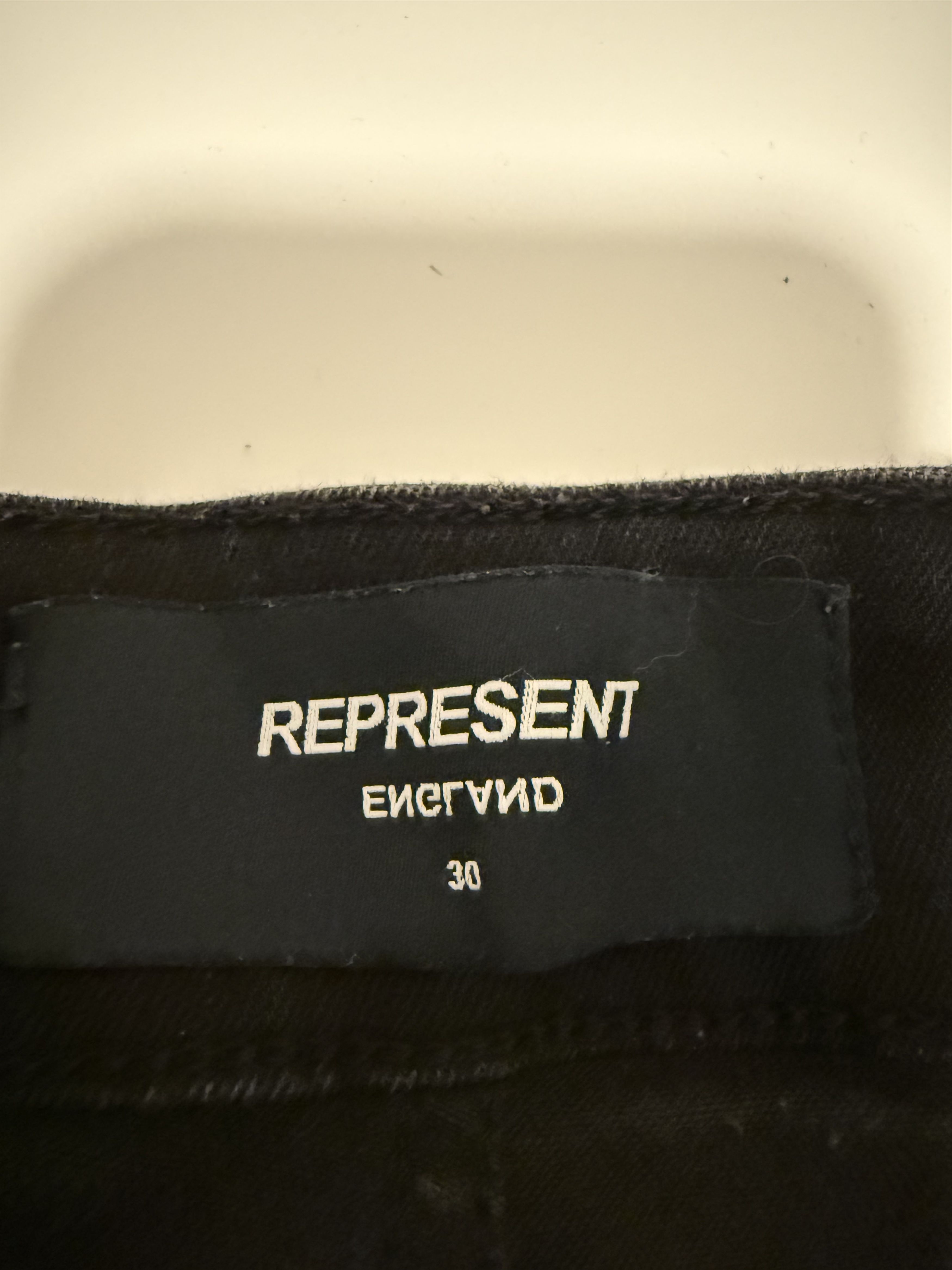 Represent Clo. Black Destroyer Denim Jeans Size US 30 / EU 46 - 3 Thumbnail
