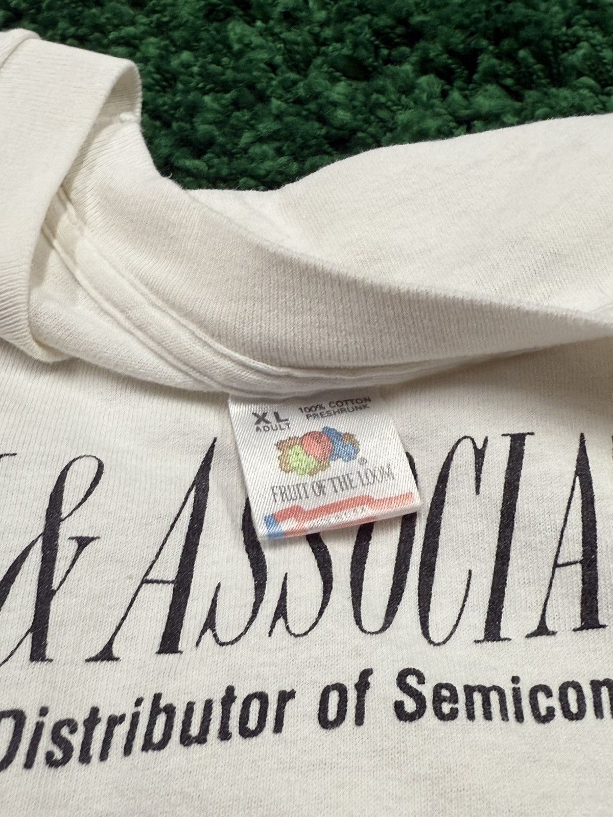 Fruit Of The Loom × Vintage Vintage Retro Computer Chip Semiconductor Houston Texas XL Size US XL / EU 56 / 4 - 3 Thumbnail