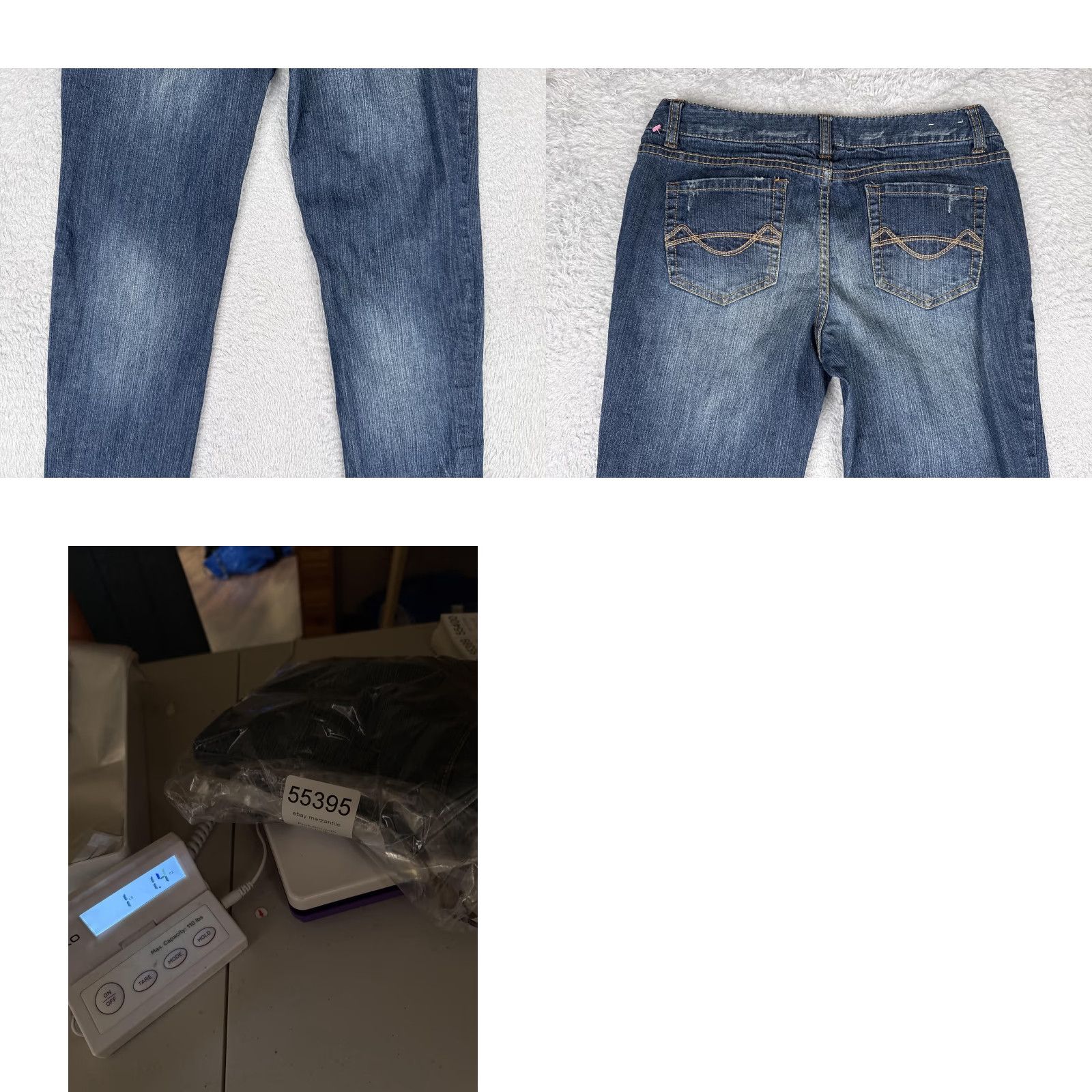 Mossimo Mossimo Supply Co Bootcut Jeans Juniors 9L Blue Med Wash Low Rise Stretch 30x30 Denim Jeans Women's 90s Spring Summer Fall Winter Size 30" / US 8 / IT 44 - 10 Thumbnail