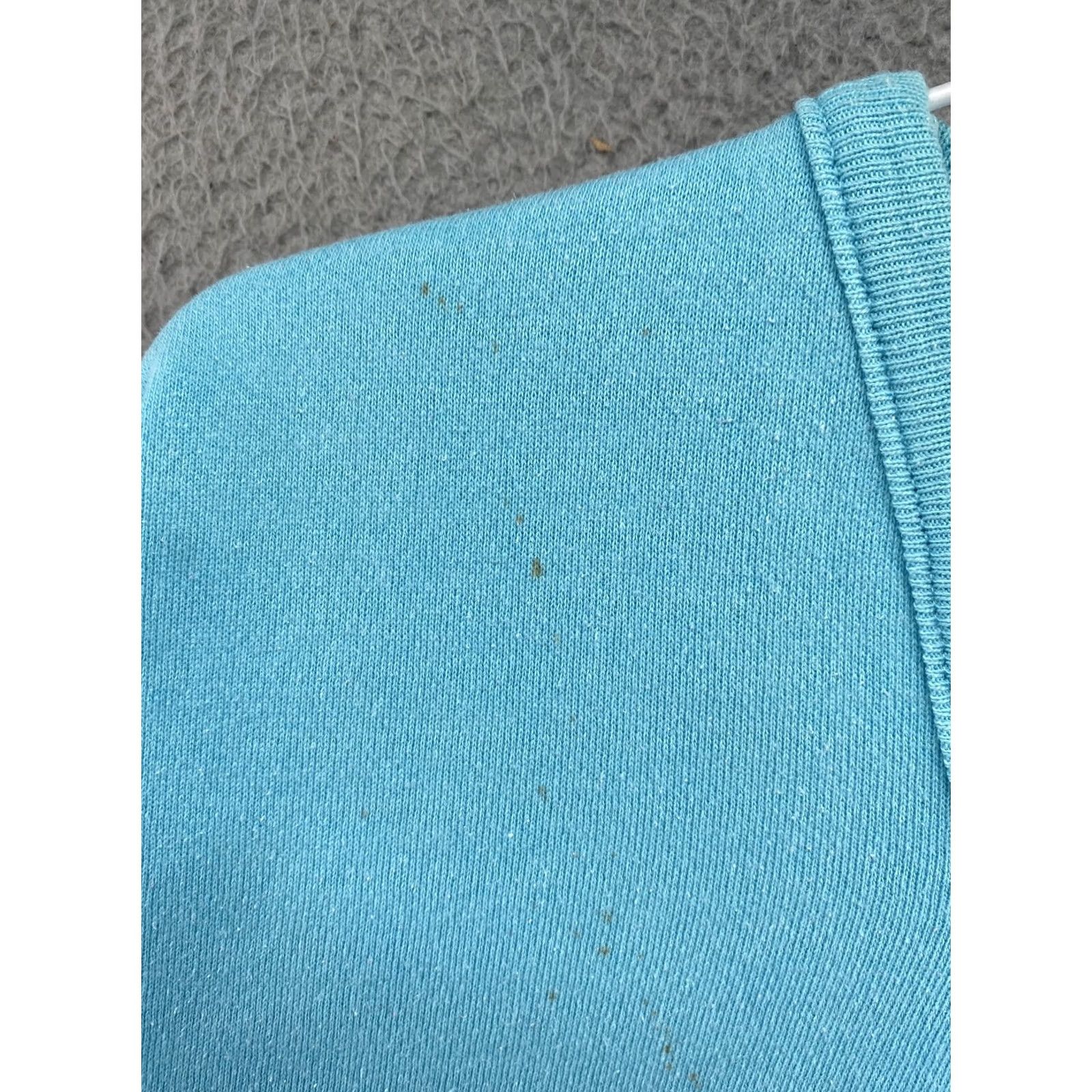 Vintage VINTAGE Ultra Sweats Pannill Blank Blue V-Neck Sweatshirt USA Made SZ 40 Women Pullover 80s Activewear Red/Blu e Size S / US 4 / IT 40 - 3 Thumbnail