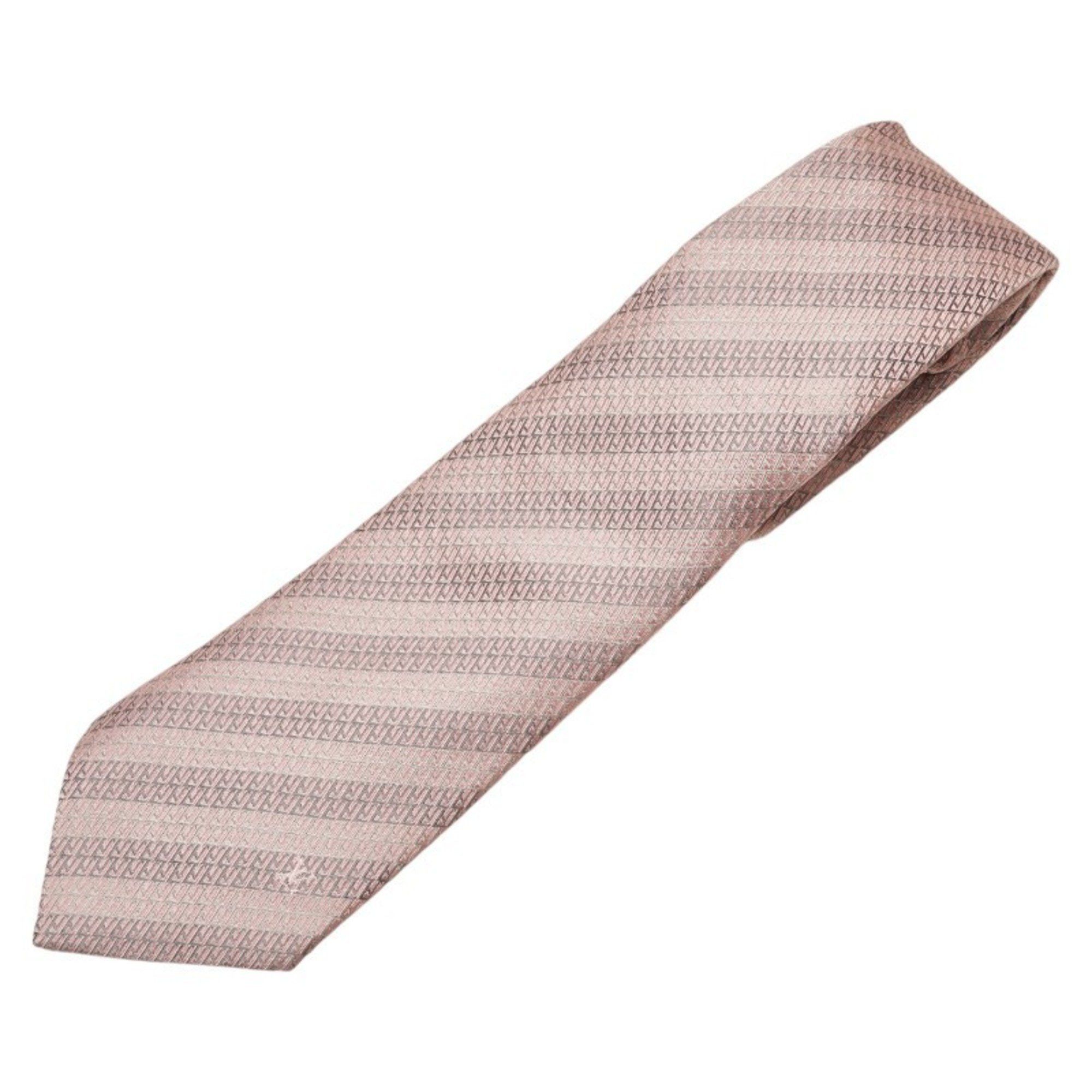 Louis Vuitton Louis Vuitton tie pink grey silk men's LOUIS VUITTON Size ONE SIZE - 1 Thumbnail