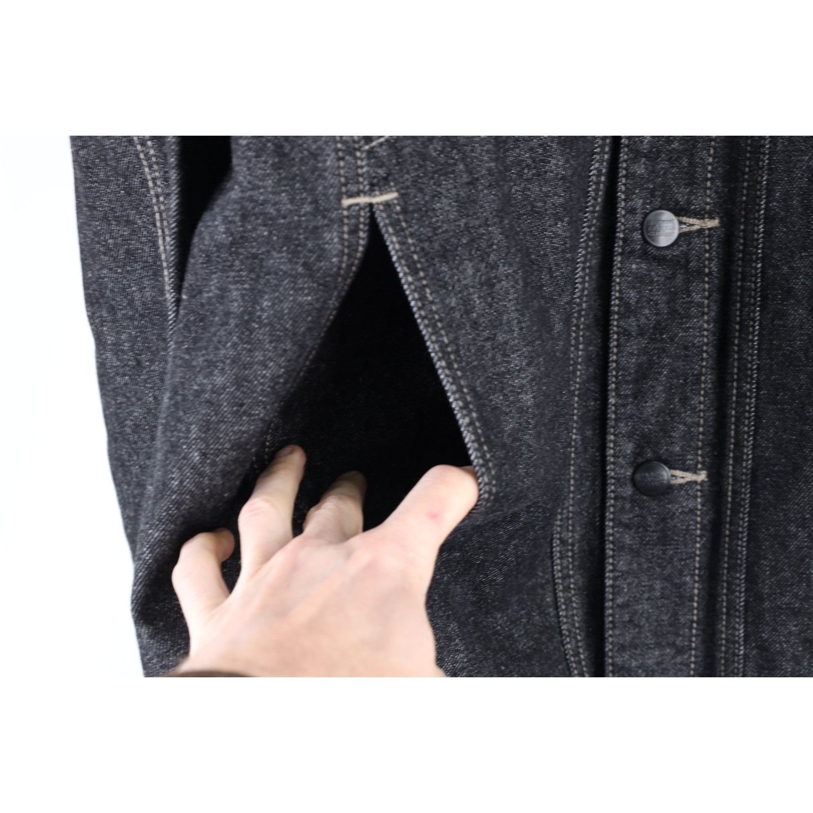 Marithe + Francois Girbaud × Vintage NOS Vintage 90s Marithe Francois Girbaud Denim Jacket Size US L / EU 52-54 / 3 - 7 Thumbnail