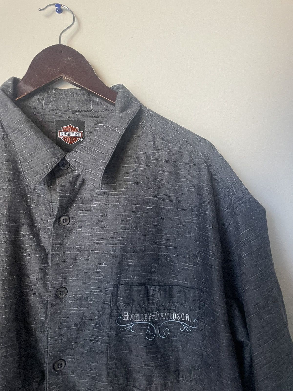 Harley Davidson × Vintage Harley Davidson workwear shirt Size US XXL / EU 58 / 5 - 4 Thumbnail