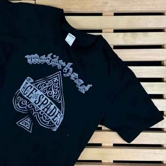 Band Tees × Vintage Mens Vintage T Shirt Motorhead Size M Big Print Size US M / EU 48-50 / 2 - 2 Thumbnail