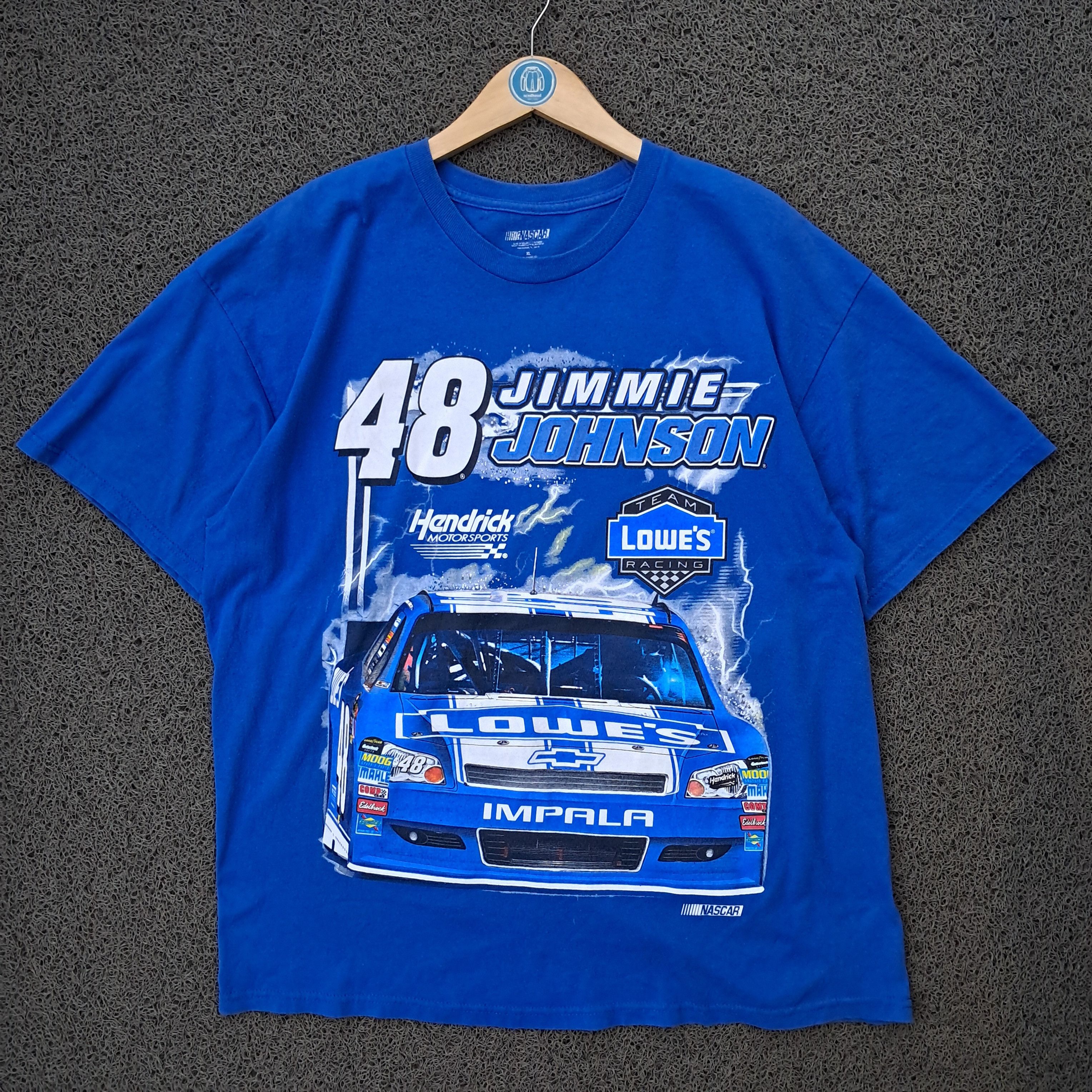 NASCAR Vintage Tee Nascar Jimmie Johnson 48 Size US XL / EU 56 / 4 - 1 Thumbnail