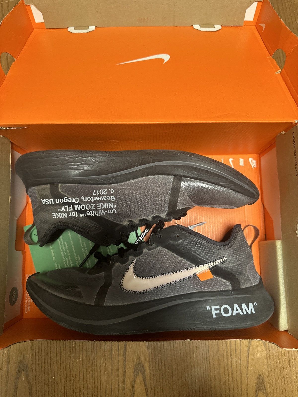 Nike Off White Nike Off White Zoom Fly Grailed