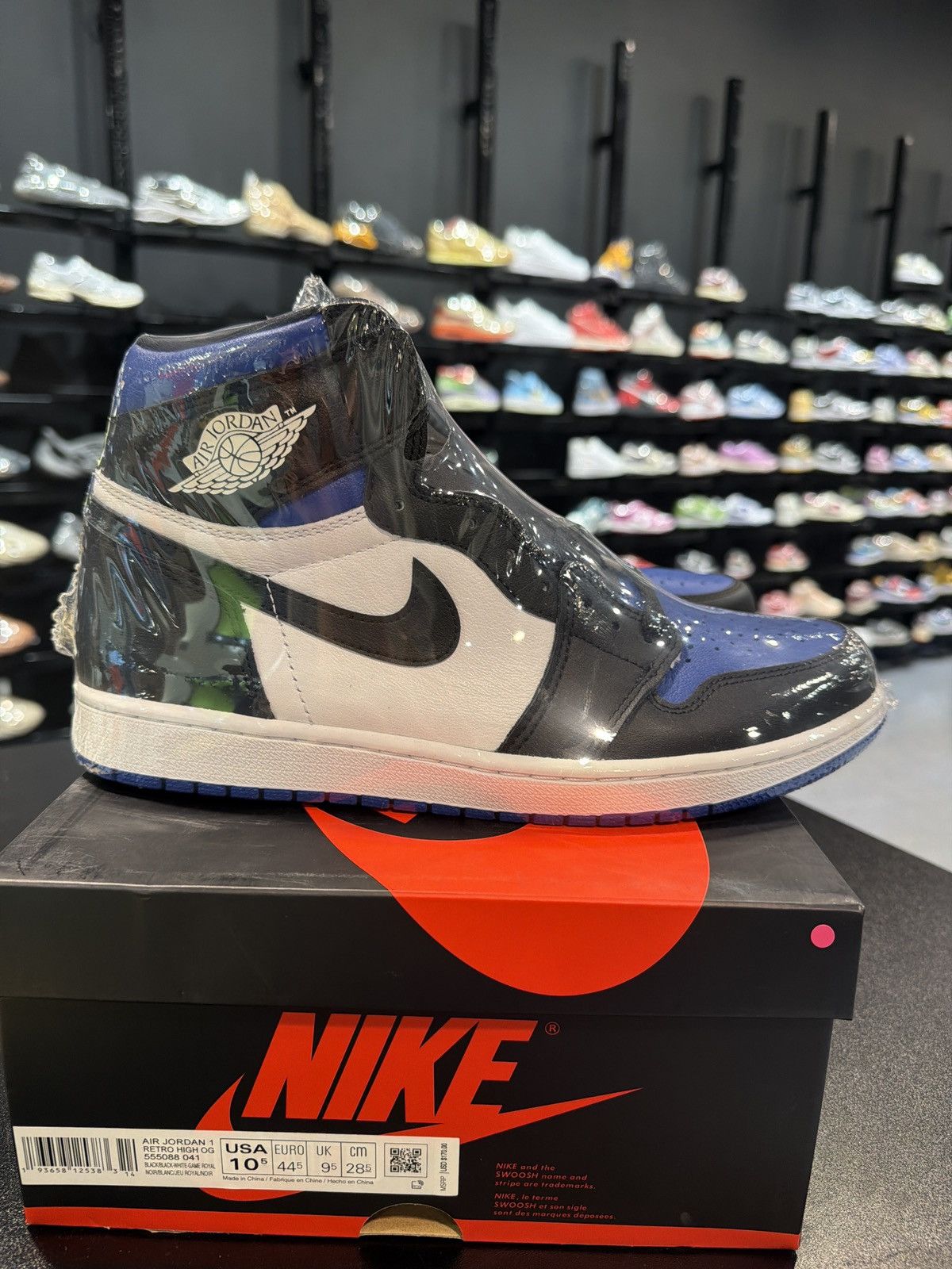 Jordan Brand Jordan 1 High Royal Toe Size-10.5 New Quick Shipping OG All Size US 10.5 / EU 43-44 - 4 Thumbnail