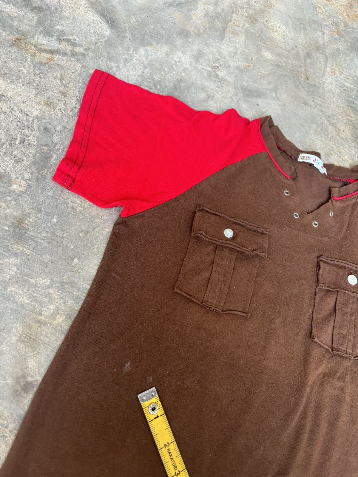Hysteric Glamour Y2k Double Pocket Ifsix Punk Style Tshirt Size US M / EU 48-50 / 2 - 12 Thumbnail