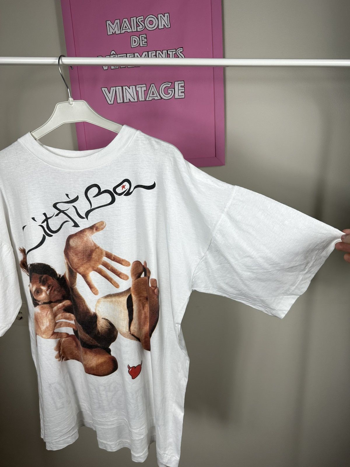 Vintage Rare Vintage LitFiba T Shirt Italian Rock Band Tee Size US L / EU 52-54 / 3 - 7 Thumbnail