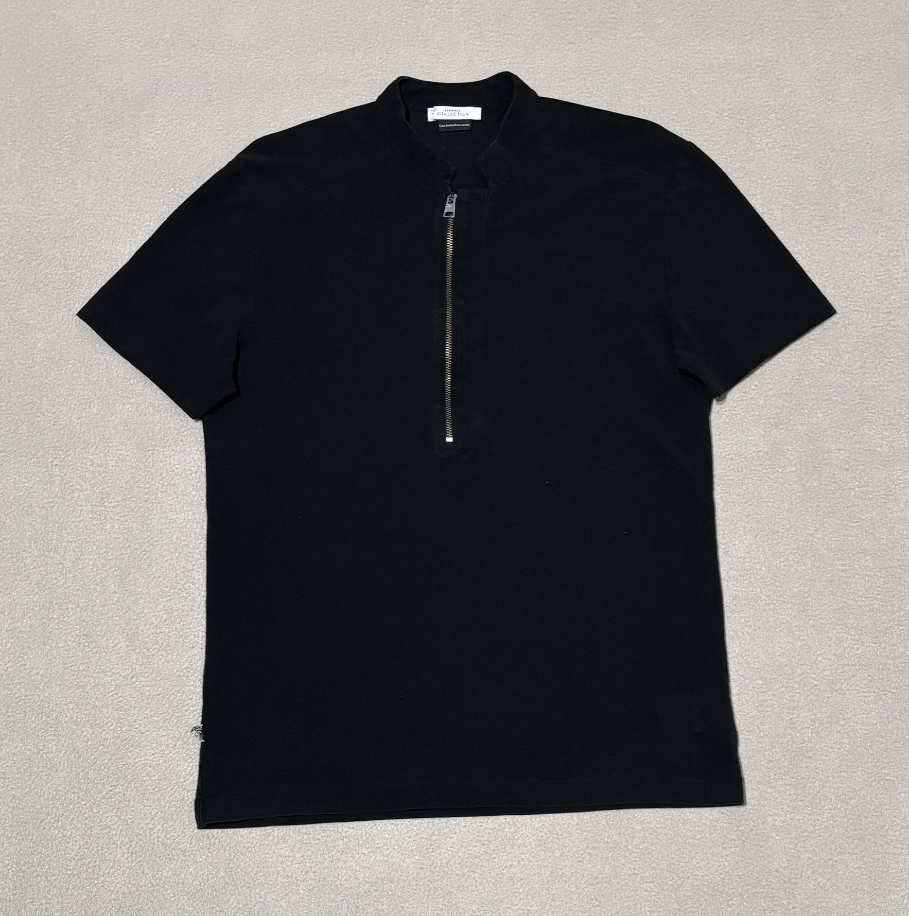 Versace Versace Collection Black T-Shirt 1/4 zip size. L Size L / US 10 / IT 46 - 4 Thumbnail